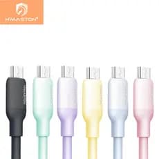 H'maston SJX14 Cabo Carrega Macaron Usb Dados Turbo Celular V8/ tipo c/ ios 1Metros