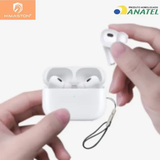 H'maston RS-21 Fone De Ouvido Sem Fio Bluetooth 5.3 TWS In-ear Portátil Com Microfone