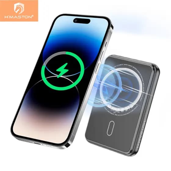 H'maston YD-42/YD-48 Carregador Portatil Powerbank Mangnético Indução 5000mah power bank 10000mah
