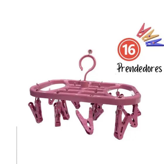Varal  Reforçado 16 Prendedores, varal organizador roupa intima,  calcinha, meias