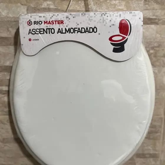 Assento Sanitário Oval Almofadado universal