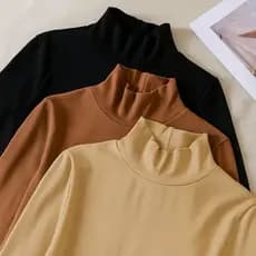 Blusa Feminino Cacharrel Segunda Pele gola alta Suplex Premium
