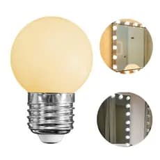 Kit 10 Lâmpada Bolinha Led 1w E27 Lustre Espelho Camarim