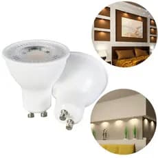 Kit 3 Lâmpada Led Dicroica Mr16 Gu10 4,8w Branco Frio E Quente
