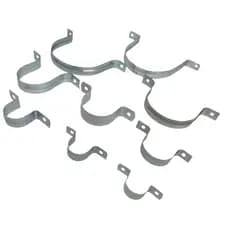 Abraçadeira Tipo U em Metal Para Tubos (Medidas 1/2 - 3/4 - 1", 2", 3", 4") C/ 100 e 50 Unidades