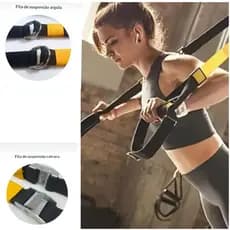 Trx Fita De Suspensão Para Treinamento Suspenso, Funcional Com catraca ou Com Argola