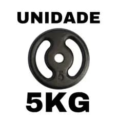 Anilha Pintada Musculaçao 5kg -(UNIDADE)