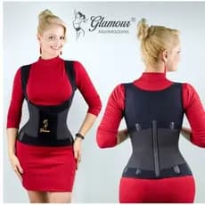Cinta modeladora abdominal térmica queima gordura c/ alça