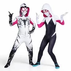 Fantasia Gwen Mulher Aranha Girl Infantil Stacy Venom 2026 solado antiderrapante Adulto Infantil