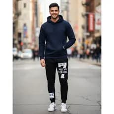 Calças Moletom Masculina New York Academia Inverno