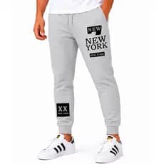 Calça Moletom Slim Jogger New York Inverno Original