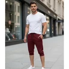 Bermuda Lisa Masculina Shorts Jogger Lançamento Top