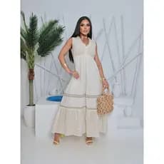 Vestido  Indiano 100% algodão