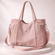 Bolsa Feminina Grande Couro Sintético Elegante Ombro e Transversal