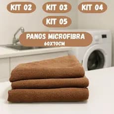 Pano de Chão Microfibra Mágico para Limpeza Geral Grande Super Absorvente 60x70cm Marrom