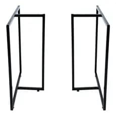 Pé Mesa Estilo Industrial Moderna Modelo T Ferro - 2 Peças