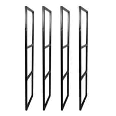 Suporte Triplo Prateleira Estilo Industrial 80x23,5cm - 4 Peça
