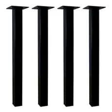 kit 4 pé 75cm mesa tubo Cannes hairpin legs preto