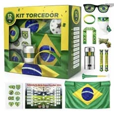 KIT TORCEDOR 12 PEÇAS DO BRASIL