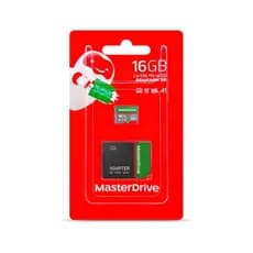 CARTÃO MICRO SD 16GB COM ADAPTADOR SD A1 MASTERDRIVE