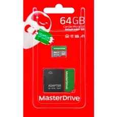 CARTÃO MICRO SD 64GB A1 MASTERDRIVE