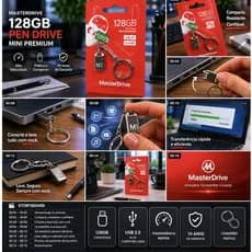 PENDRIVE 128GB MASTERDRIVE