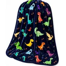 Cobertor Coberta Manta Mantinha Edredom Infantil Quarto Menino Soft Fleece Microfibra Dinossauro