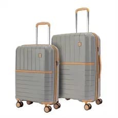 Kit 2 Malas de Viagem Bordo + Bagagem Primicia Original Rodinhas 360° Padrão Anac Cadeado Tsa Senha
