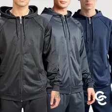 BLUSA DE FRIO MASCULINA BÁSICA FORRADA POR DENTRO COSTURA REFORÇADA COM BOLSO ZIPER E CORDÃO