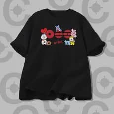 camiseta bascia exclusiva arirang bts vintage bt21 arte arirang world tour internacional arte