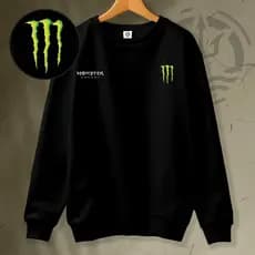 Blusa Moletom Careca Gola Redonda Energetico Drink Monster M Frio Suéter Exclusivo
