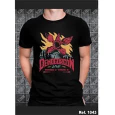 Camiseta Basica Unissex Algodão Stranger Things Série Eleven 11#IMAGEM MERAMENTE ILUSTRATIVA#    As camisetas são fabric