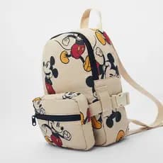 Mochila infantil de anime Disney plus, mochila de Mickey Mouse para meninos e meninas, mochila de outono com padrão de M