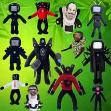 Rytanda 28cm Skibidi Brinquedo De Pelúcia Sanitária Novo Doll Recheado Sim Dop Bop Camara Câmera Homem Peluche