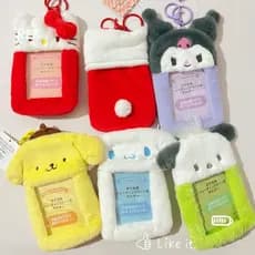 Porta-cartões Sanrio Hello Kitty Kuromi Protetor de Cartão de Foto de 3 Polegadas