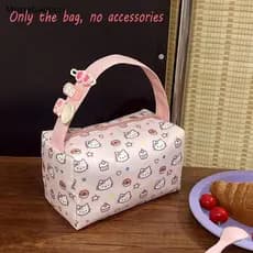 [MAR] Cute Sanrio Hello Kitty Cosmetic Bolsa Girl KT Portátil Maquiagem Armazenamento De Viagem De Grande Capacidade Org