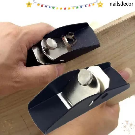 Plaina De Borda NAILSDECOR , Ferramentas De Carpintaria De Aço Inoxidável Mini Plano De Corte Manuais Portáteis Madeira