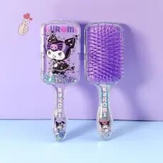 [PEBR] Kawaii Sanrio Kuromi Almofada De Ar Pentes De Massagem My Melody Cinnamoroll Pente Escova De Cabelo Ferramenta De