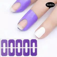 [SK] Descascador De Unha Em Forma De U Fita Adesiva À Prova De Derramamento Acessórios De Manicure Descartáveis Protetor