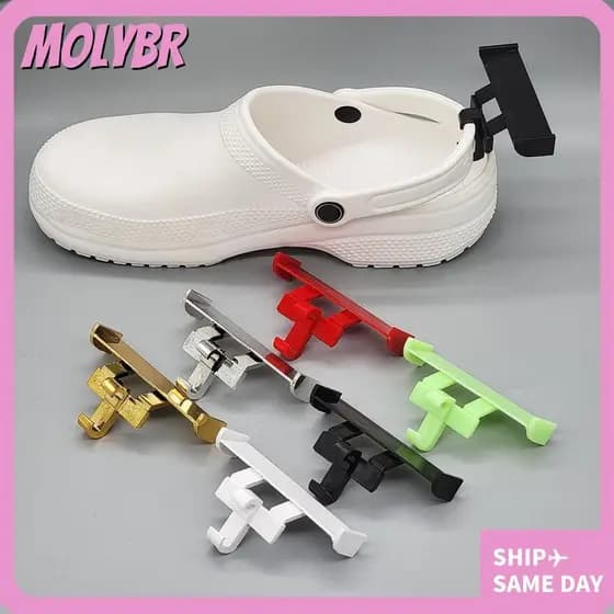 MOLYBR 2 Peças Decorações De Decoração De Cauda De Chinelo De Caverna Para Sandálias Sapatos Casuais Clipes