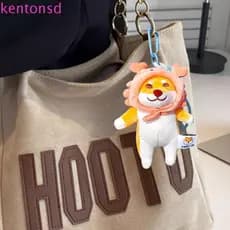 Chaveiro De Bonecas De Cachorro De Pelúcia KENTONSD , Pingente De Mochila Shiba Inu Fofo De Algodão PP , Macio