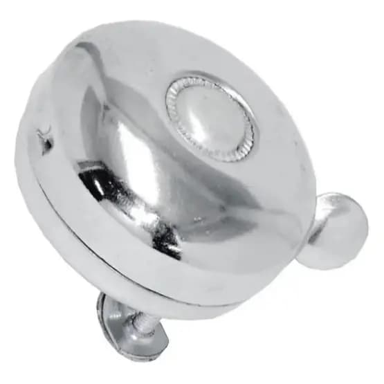 Buzina Campainha Sino Trim Trim Cromada Retrô para Bicicleta e Patinete