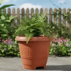 Vaso 15 Litros Plástico Resistente para Plantas Jardinagem Jardim Área Externa Varanda