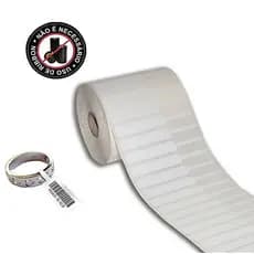 01 Rolo Etiqueta Térmica Adesiva Jóias 95x12mm Alça Esquerda - Rolo C/ 2100