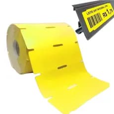 1 Rolo Etiqueta Gondola105x30 Térmica Amarela NÃO USA RIBBON