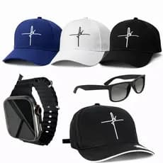 Kit Masculino Relógio Ultra Premium + Boné fé + óculos Premium Envio em 24 Horas