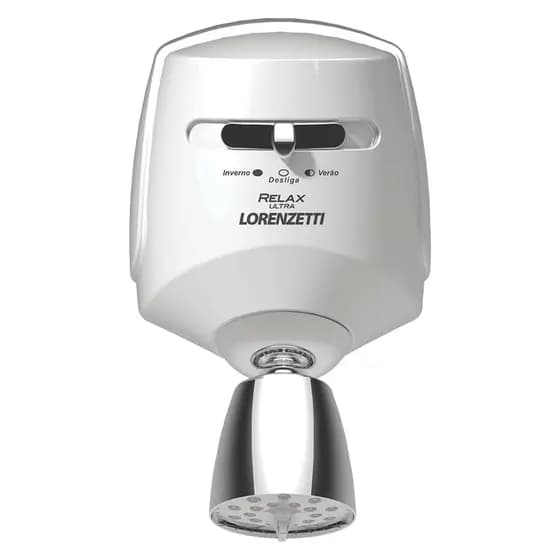 Ducha Lorenzetti Relax Ultra 220V 5500W Branco Cromado