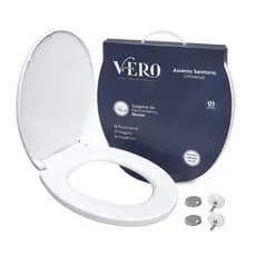 Assento Sanitário Universal Soft Close Oval 37x44 Branco