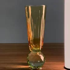 Taça de Vidro Âmbar com verde 300ml Design Sofisticado