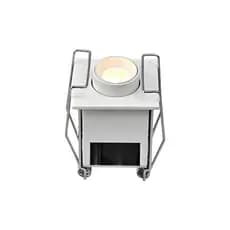 KIT COM 4 SPOTS LED KAWI EMBUTIR IRC90 2W 3000K BRANCO 6684